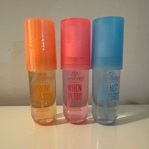 Sol de Janeiro Bikini Season, When in Rio, and Do Not Disturb  Mist